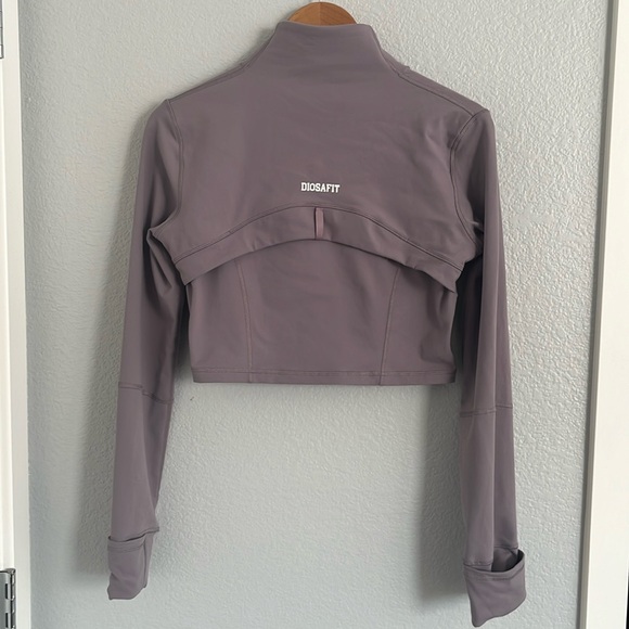Diosafit dusty lavender cropped jacket - Picture 2 of 8